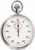 a stopwatch showing time ticking